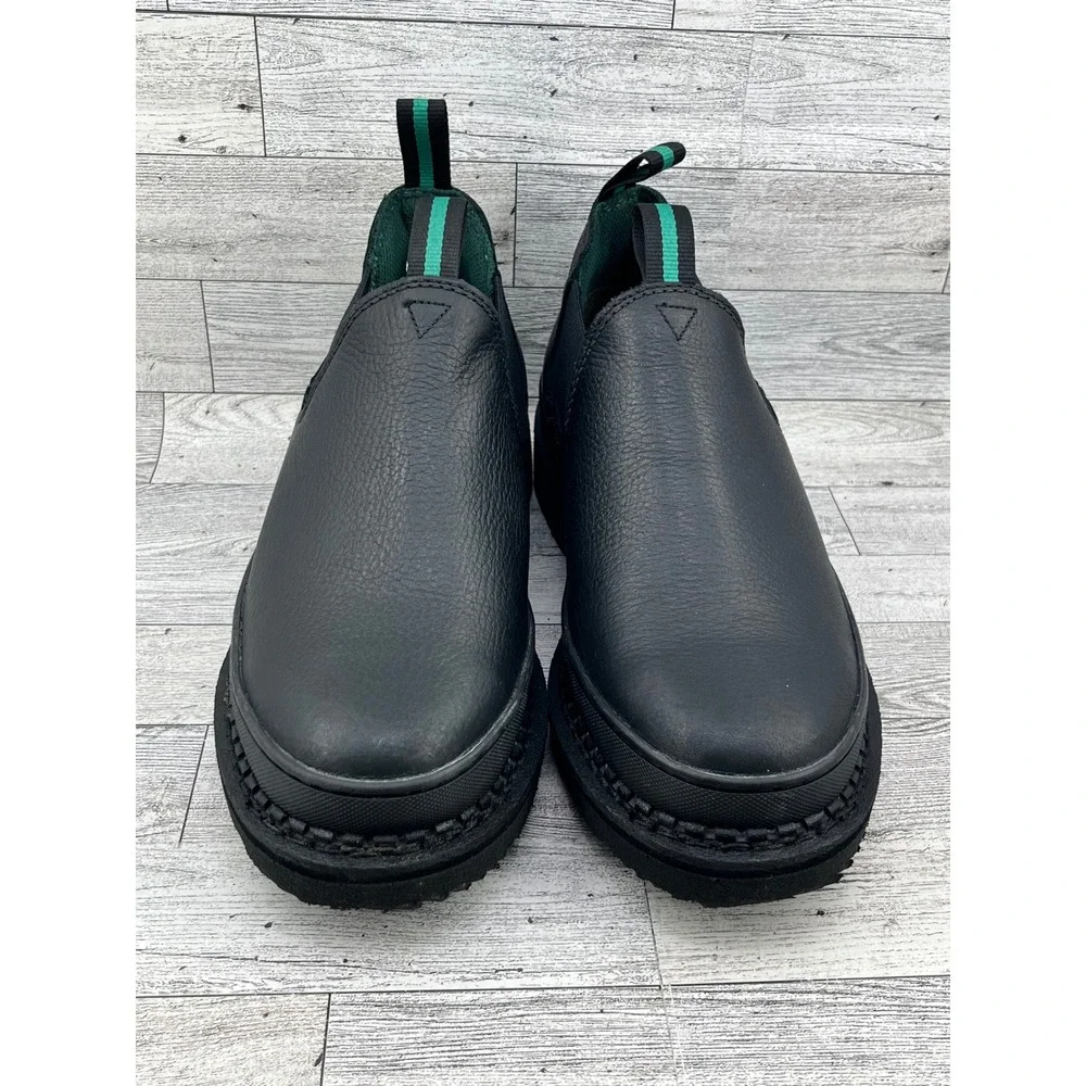 Georgia Boot Womens Giant‎ Romeo Black Leather Work Shoes G3060 Size 9.5 M